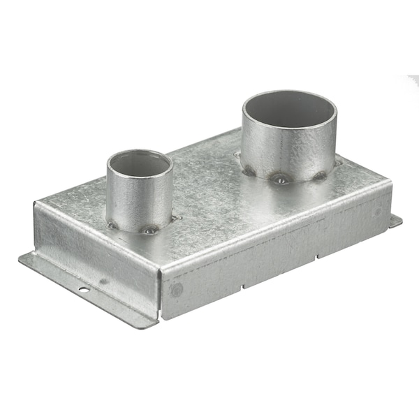 Recessed 8" Series, Replacement Fitting Box, (1) 3/4" EMT and (1) 1-1/4" EMT
